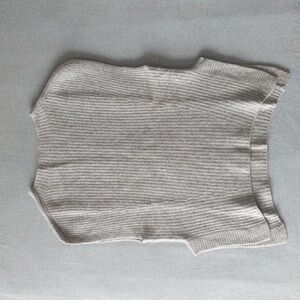 Fashion Style Grey Cashmere Sweater Vest